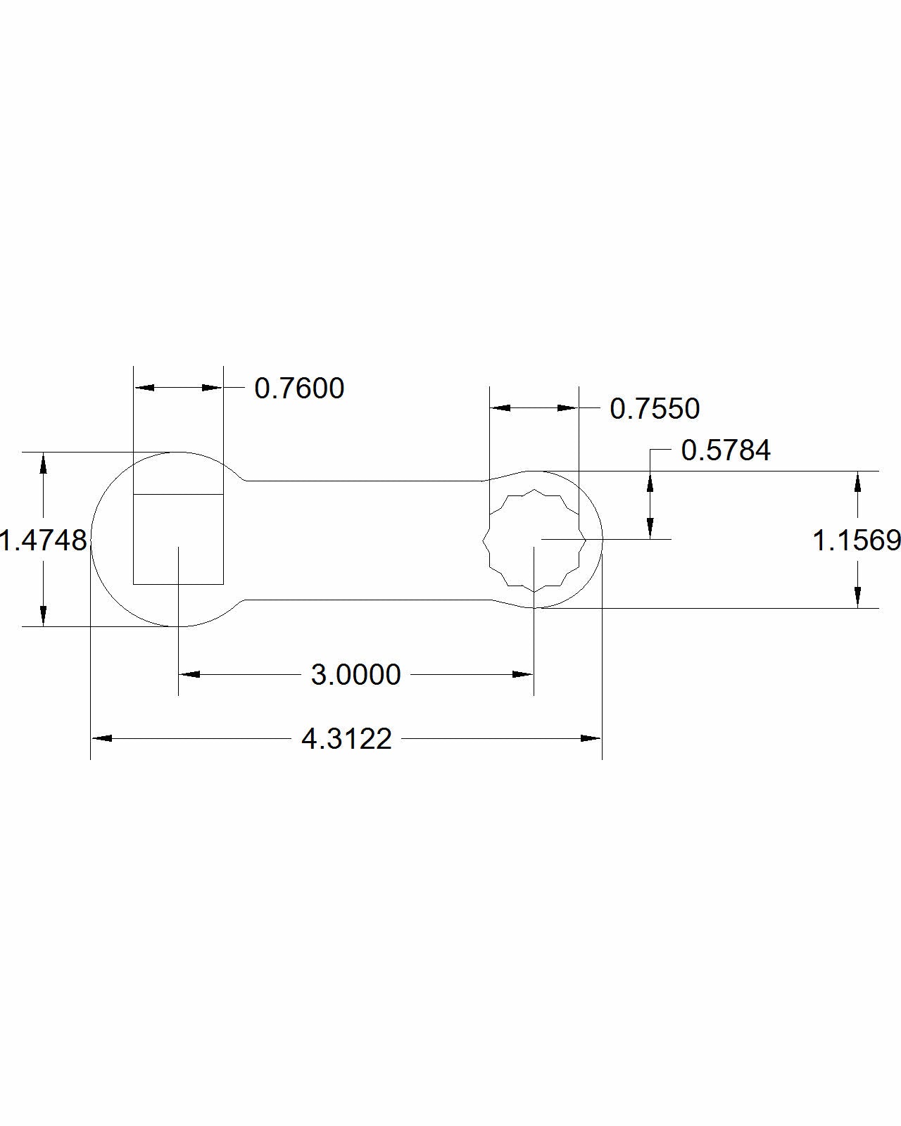 Built for performance, the Dog Bone wrench combines rugged durability with a distinctive, ergonomic design. Shaped like a classic dog bone, this wrench offers a comfortable grip and enhanced control, making it perfect for tight spaces and everyday tasks.
