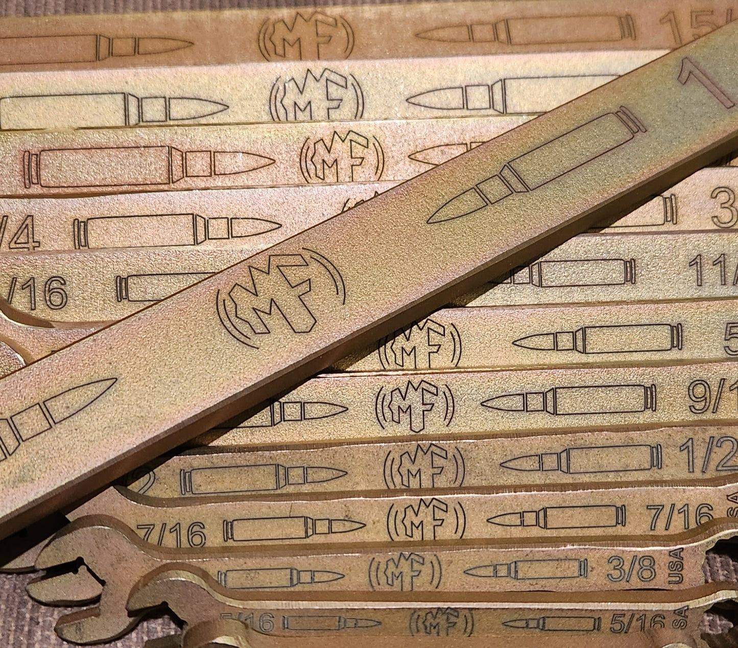 Double open end offset Standard bulletproof set 13pc 30/60 degree