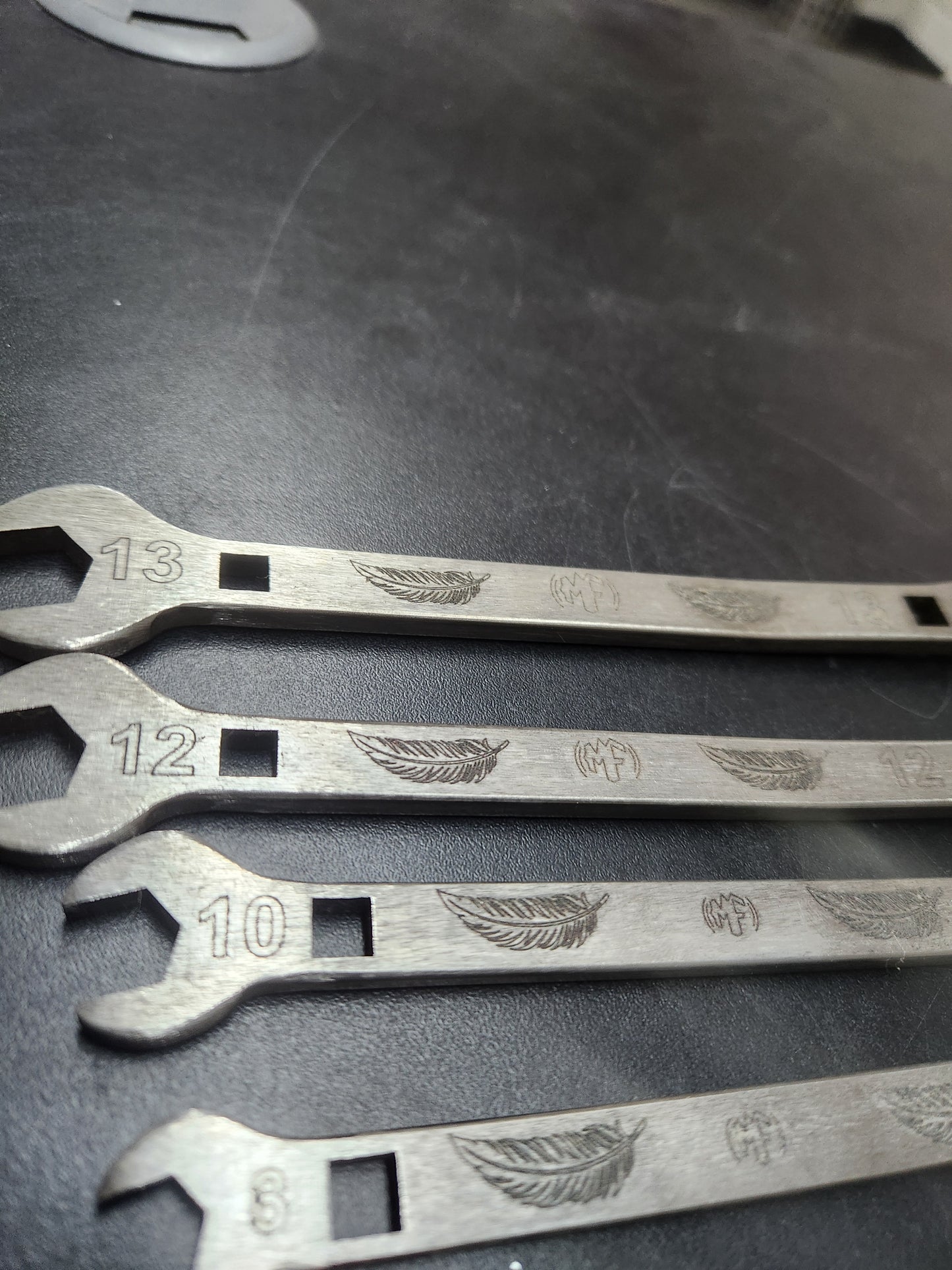 5pc set Motorcycle kit with 8mm, 10mm, 12mm, 13mm, and 14mm