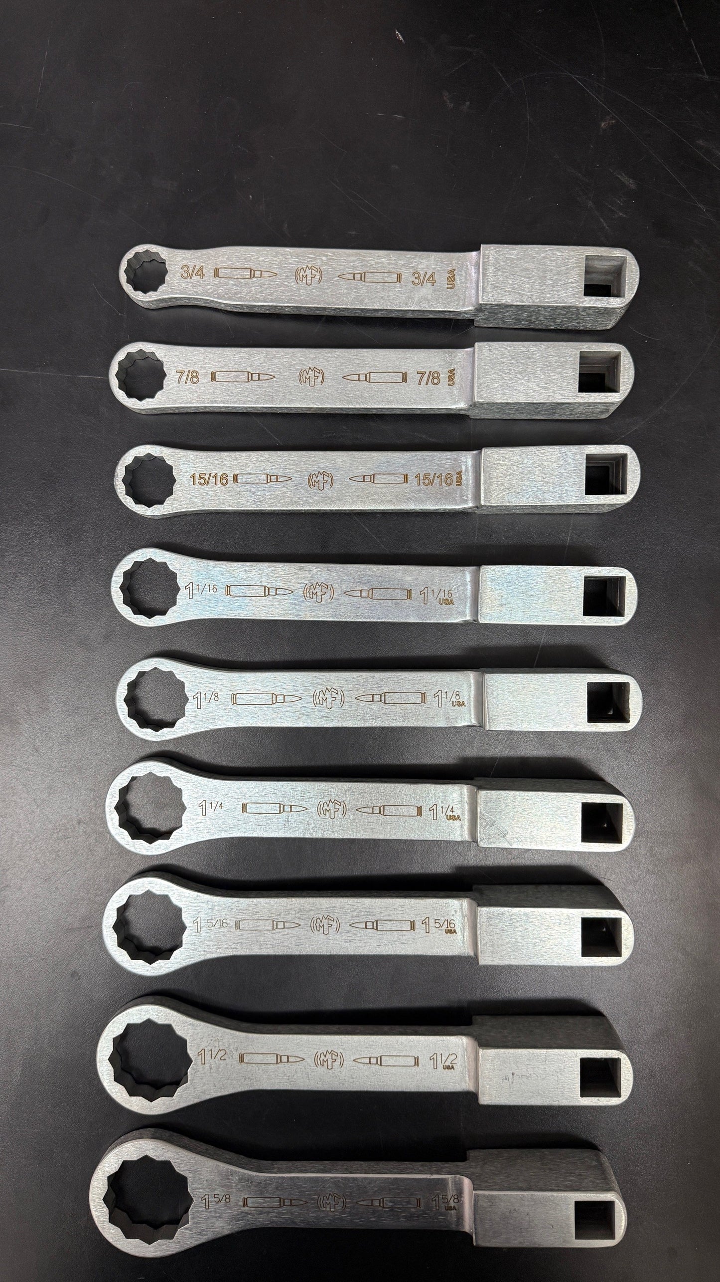 9pc set Bulletproof Hammer Wrench