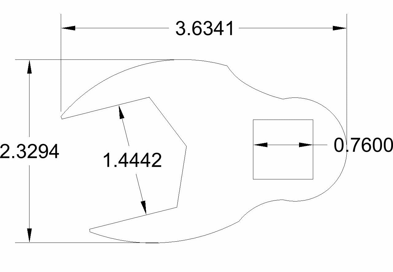 Crow Foot Details: use for crows foot wrench. Tightening fittings where a box-end wrench is incapable of being seated. Used for accessing fittings located against walls or deep within machine housing. Especially good for assembling and disassembling machinery and equipment in confined spaces.