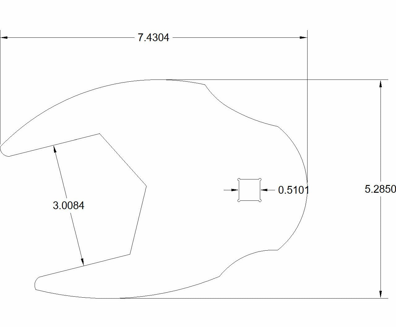 Bulletproof 3" Crows Foot Torque Adapter