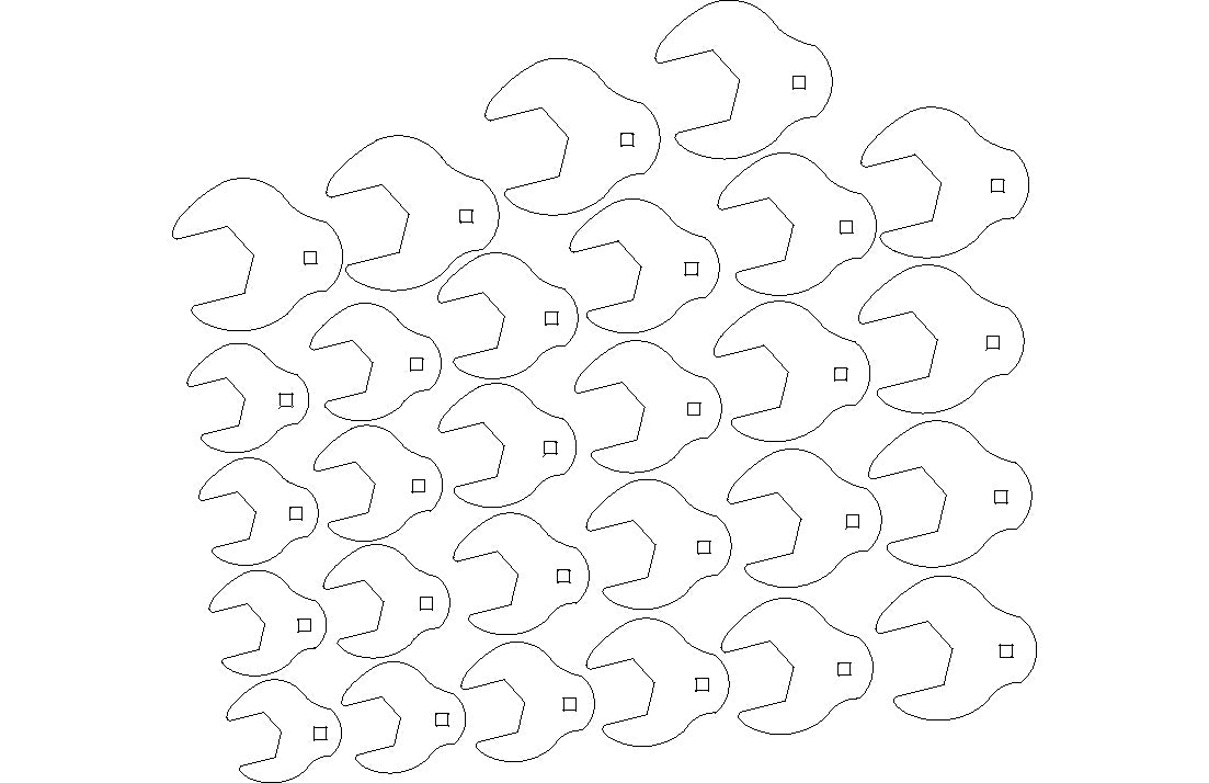 Bulletproof Crows foot mm 50mm to100mm