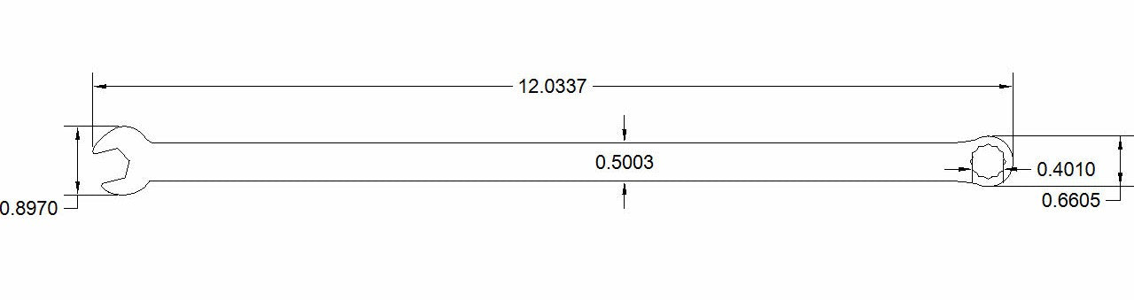 Bulletproof 12" Extended 10mm Wrench