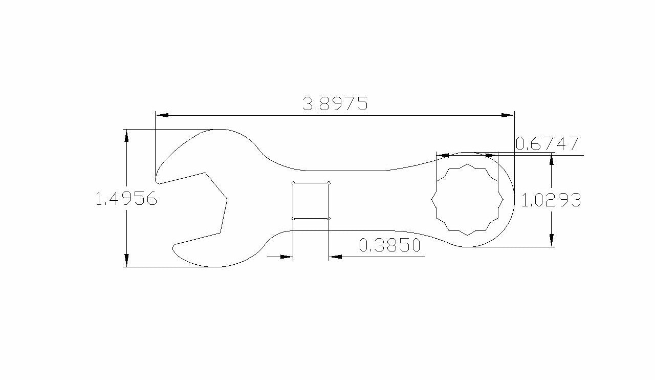 17mm Stubby with 3/8" drive