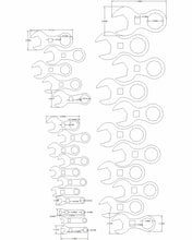 Load image into Gallery viewer, 3/8-to-2-inch 27 pc Stubby wrench set