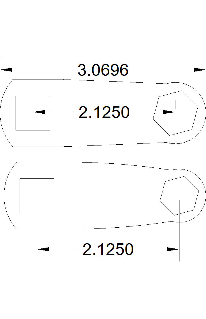2pc set Torque Adapter 13mm & 15mm