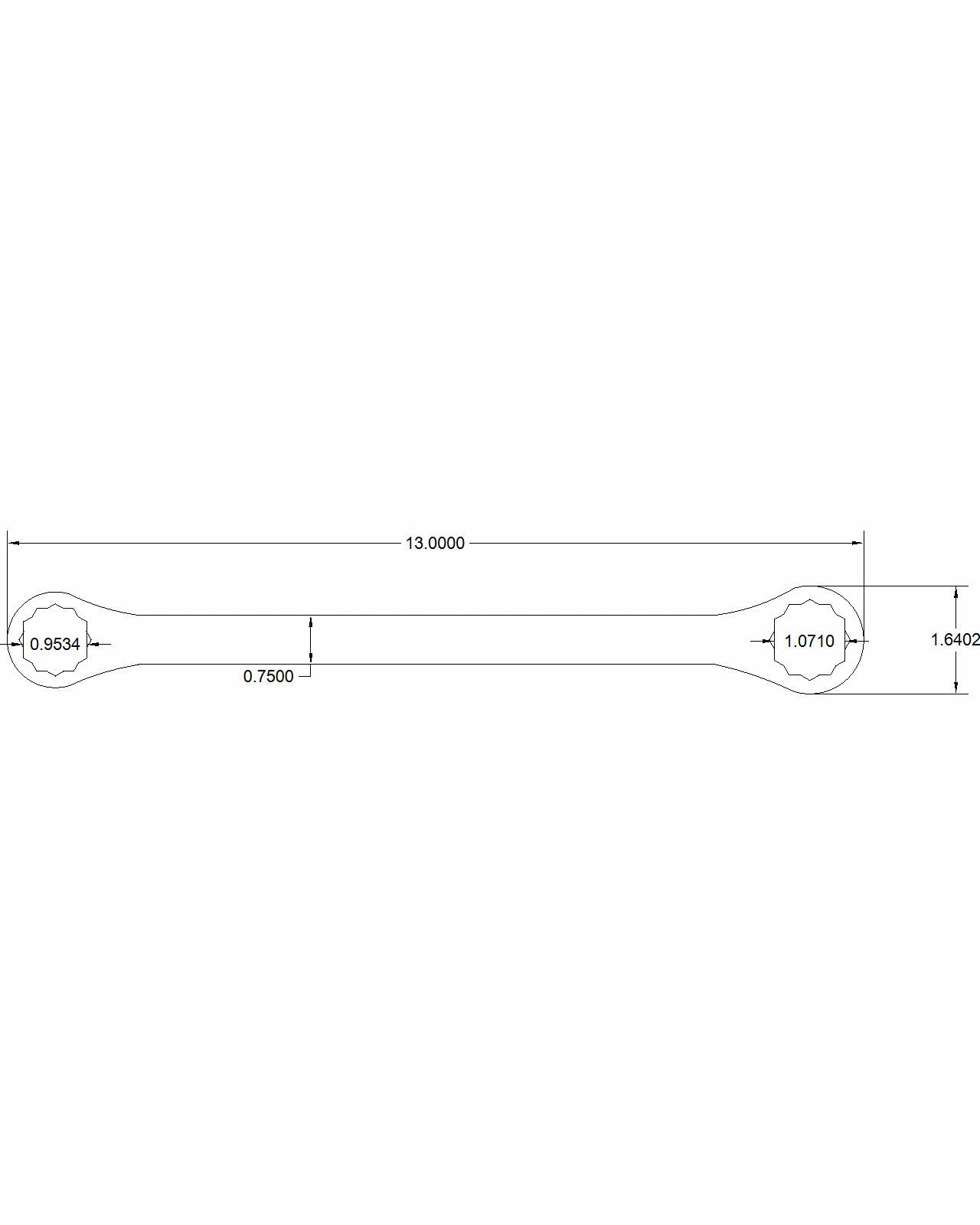 Bulletproof Double Box Wrench 24mm and 27mm