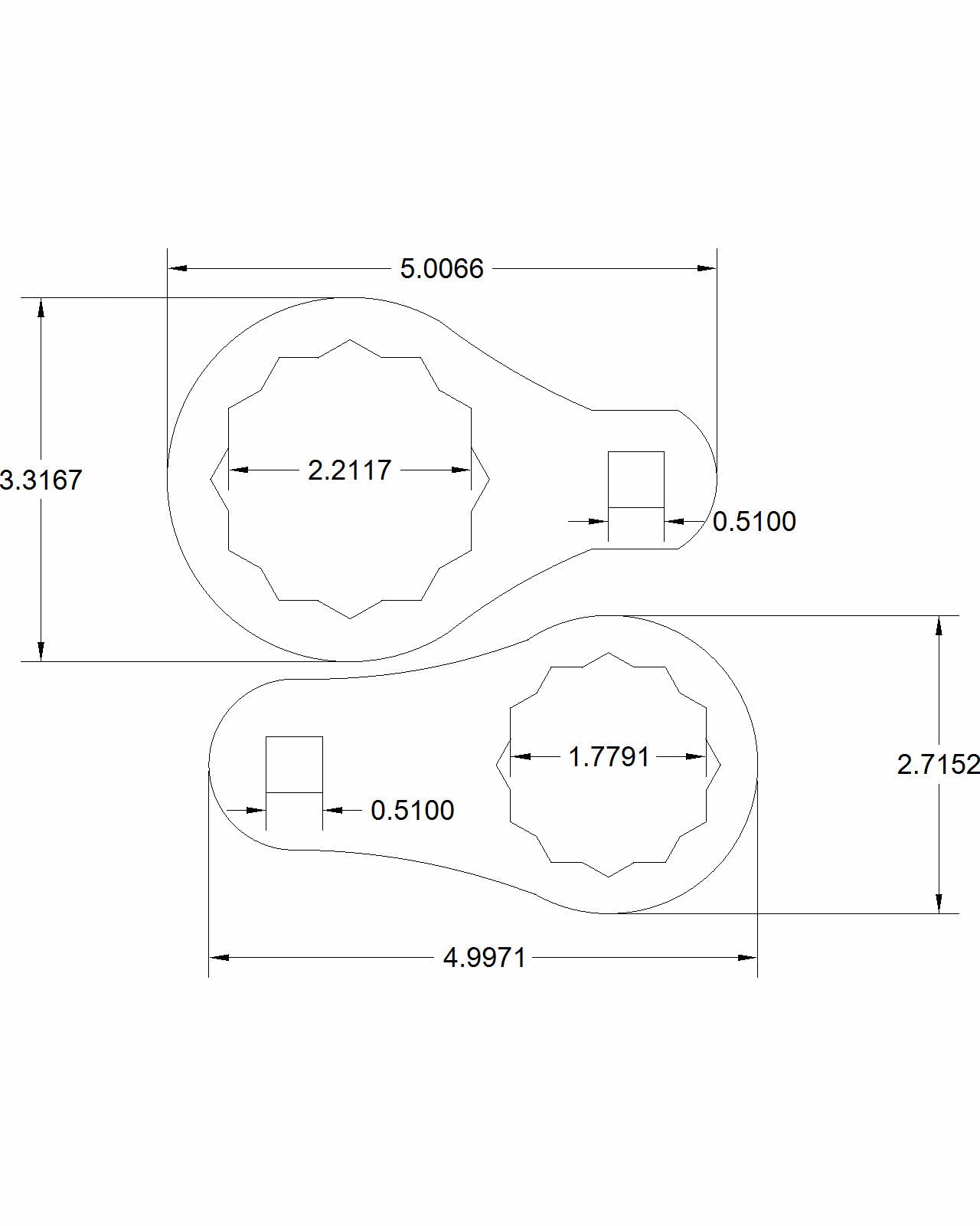 Honda axle nut tools 45mm & 56mm torque adapter