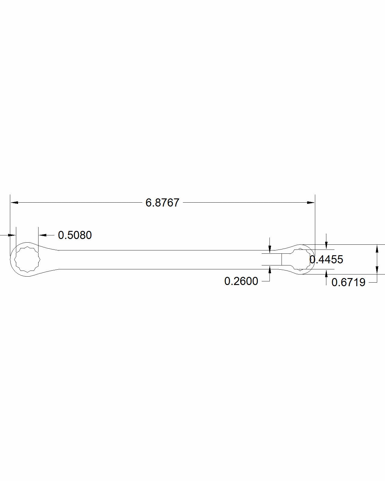 Double sided box 7/16" and 1/2" "Rogers" Mod