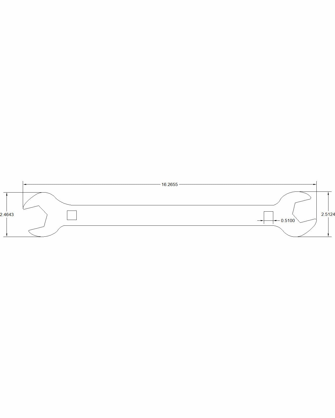 Hatland 2pc. set Double open end 1 1/16"+ 1 1/8" & 1 3/16"+ 1 1/4"