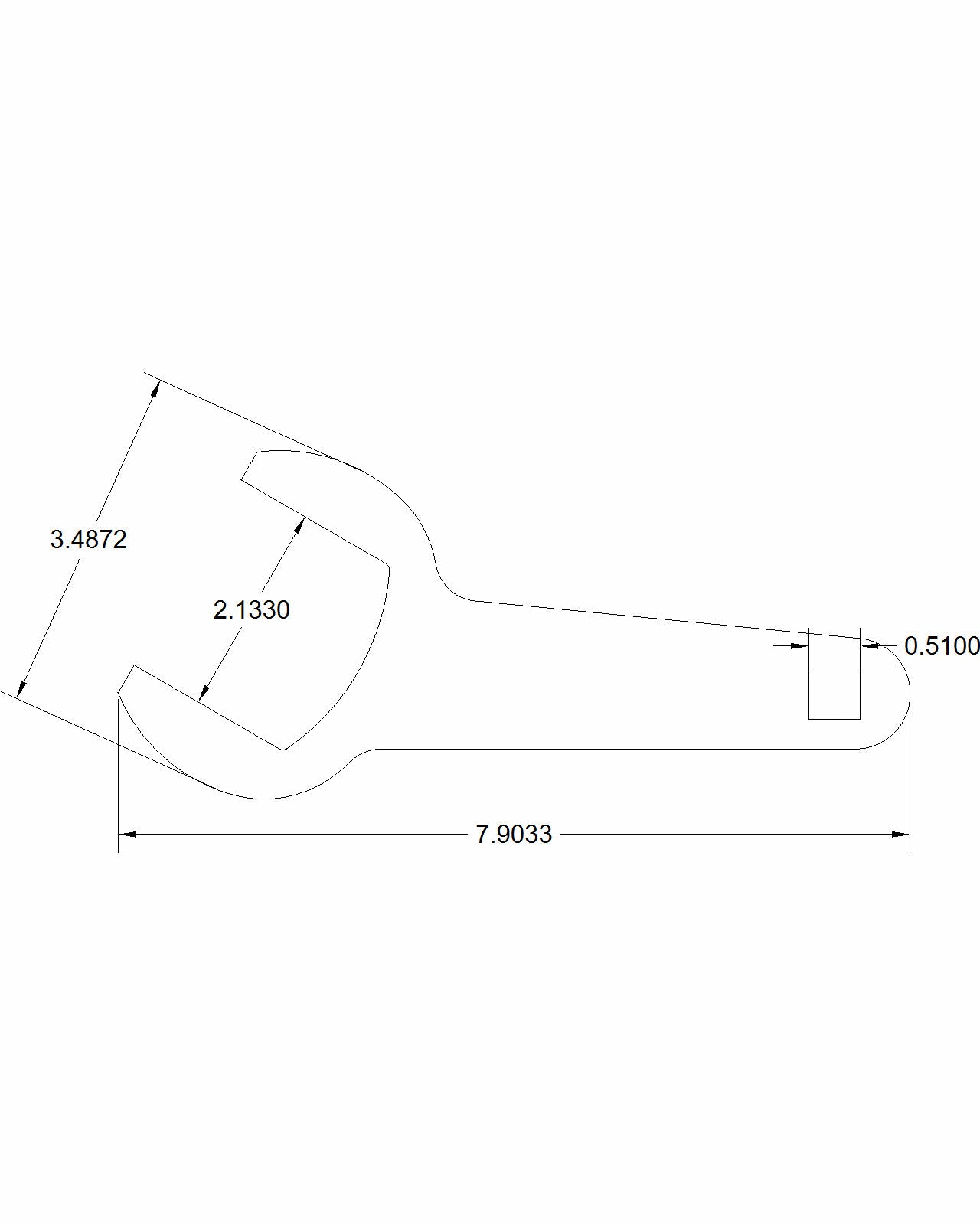 Bulletproof Line Wrench 2-1/8"