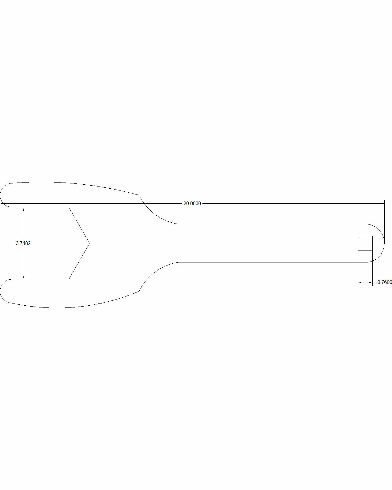 Davis Special 36mm, 46mm, 50mm offset sockets & 95mm line wrench
