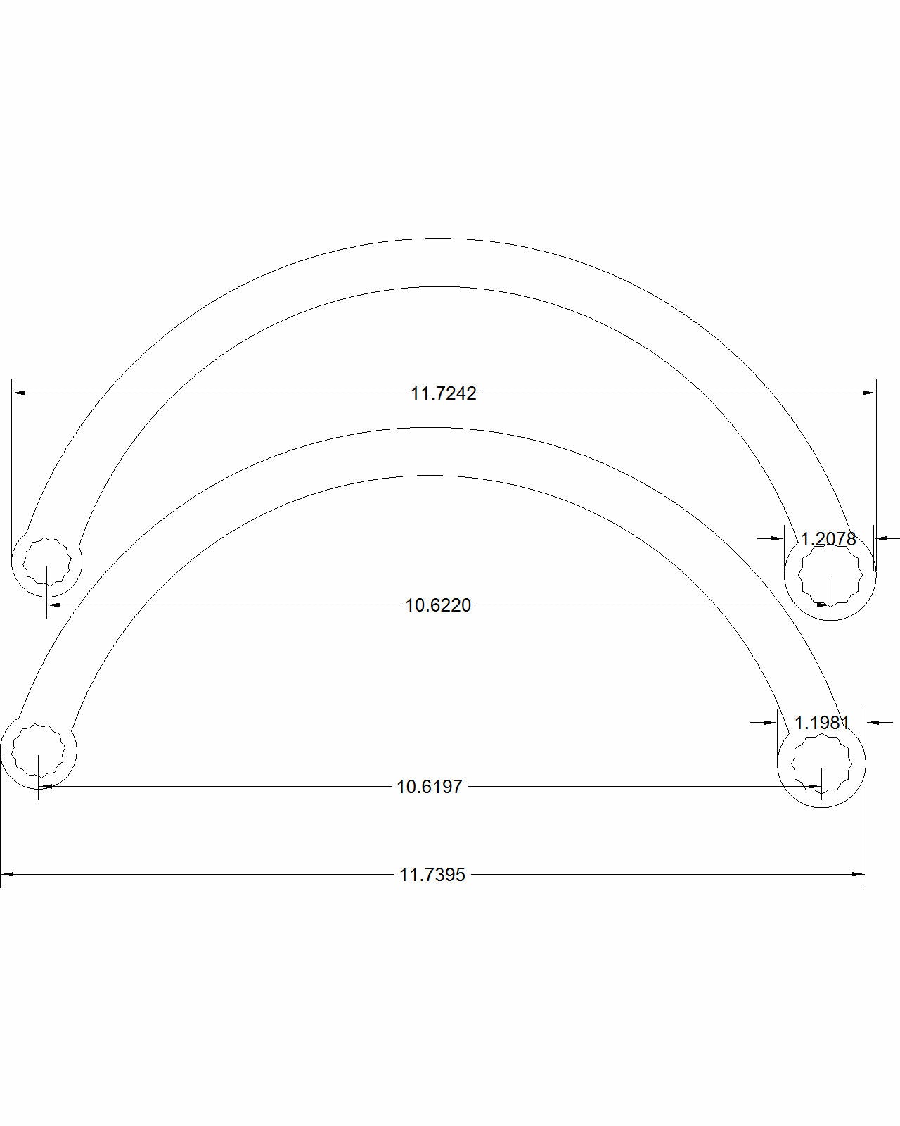 Created for a need for hard-to-reach CAT hydraulic flanges. Universal sizes on each end allows the tool to be used for many other problem sets.