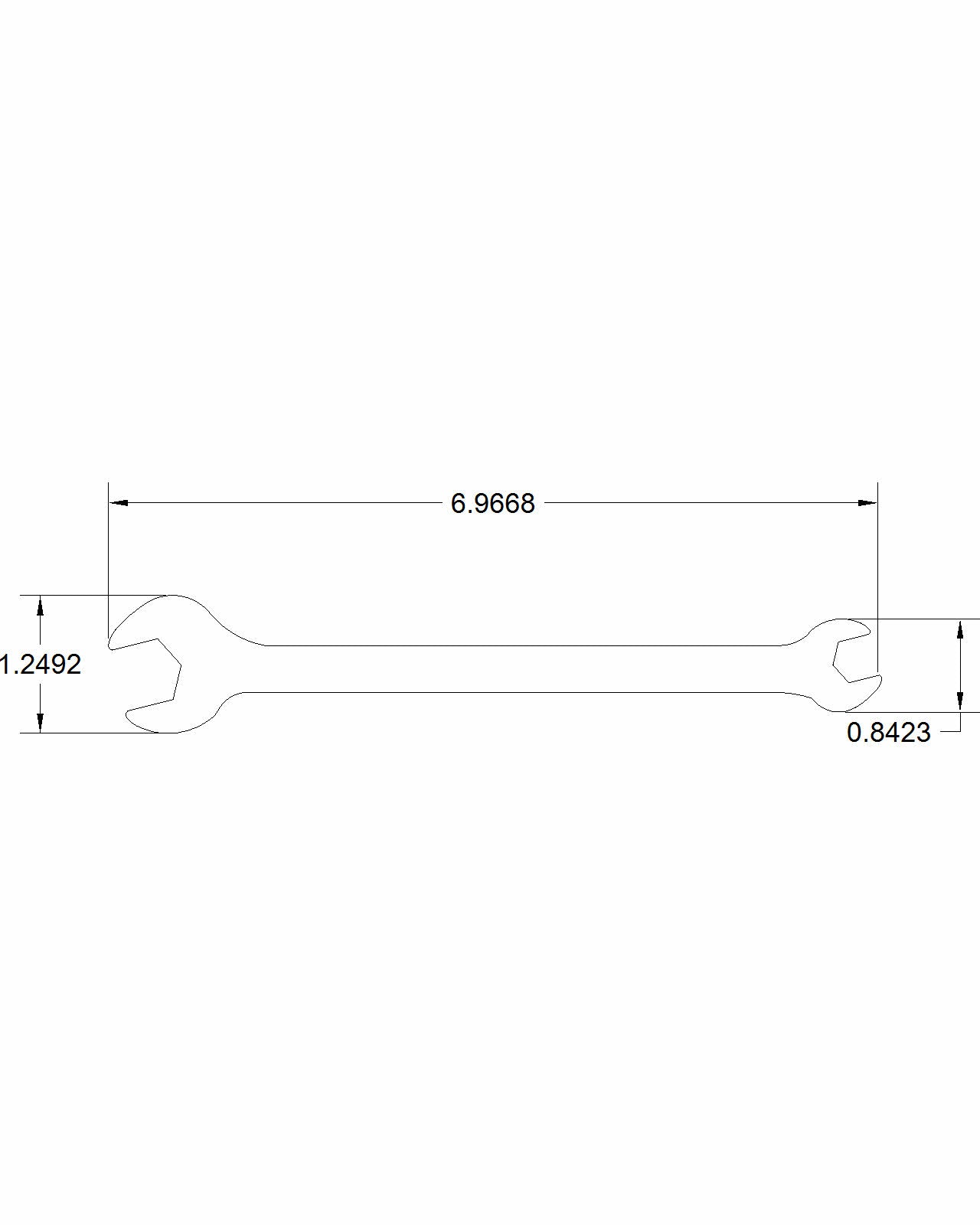 Bulletproof Double Open End 3/8" + 9/16" at .120 thick