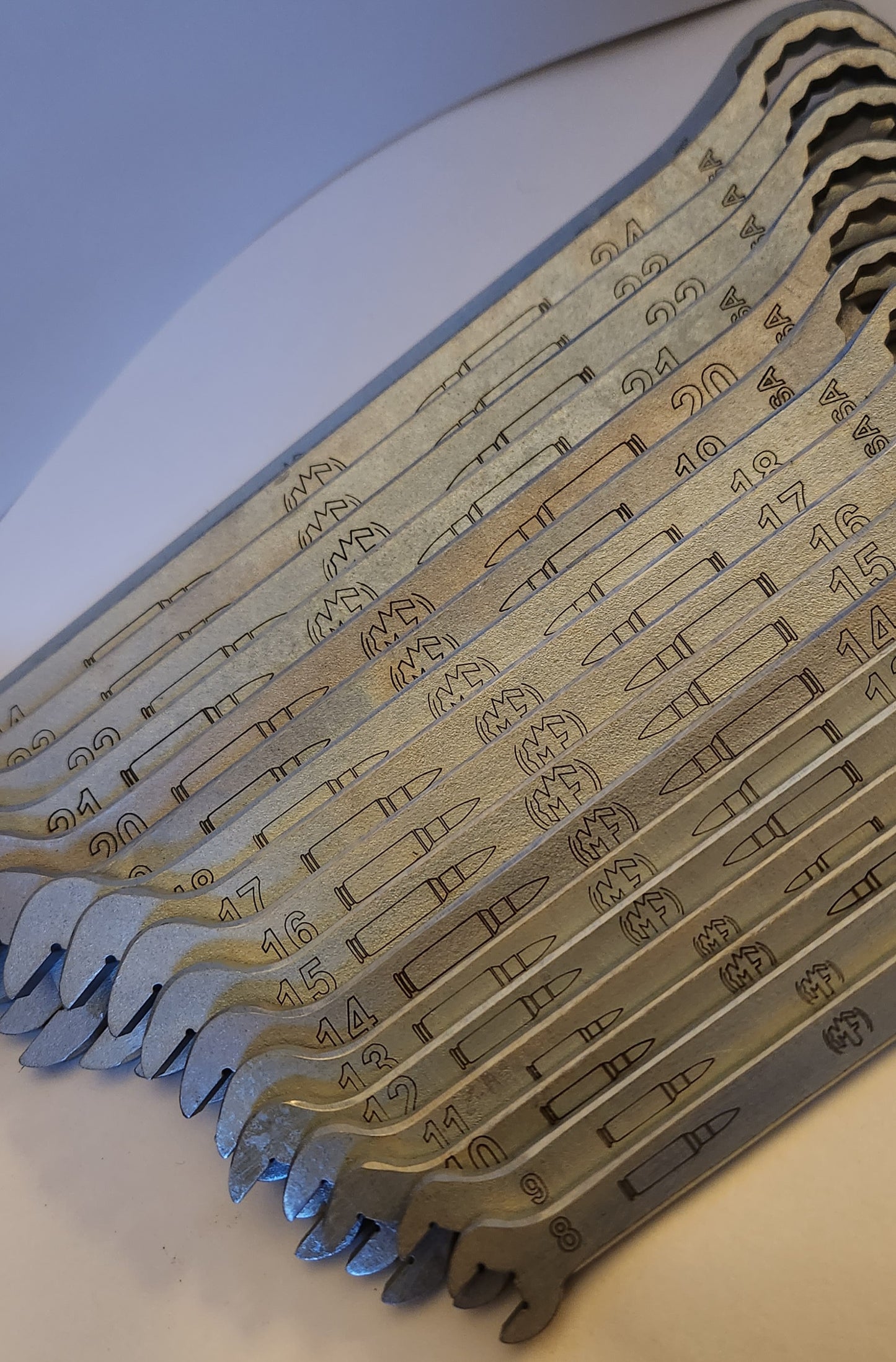 18pc set Full Metric Wrench 12-point style