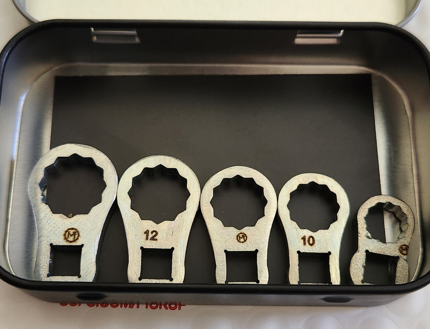 5pc set Bulletproof Dog Bone in mm increments