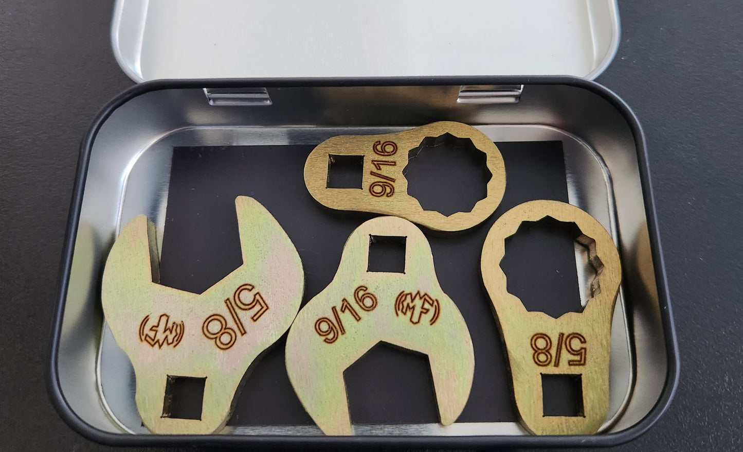 Bulletproof dog bone sae & Crows 4pc .1875 thick 5/8 & 9/16