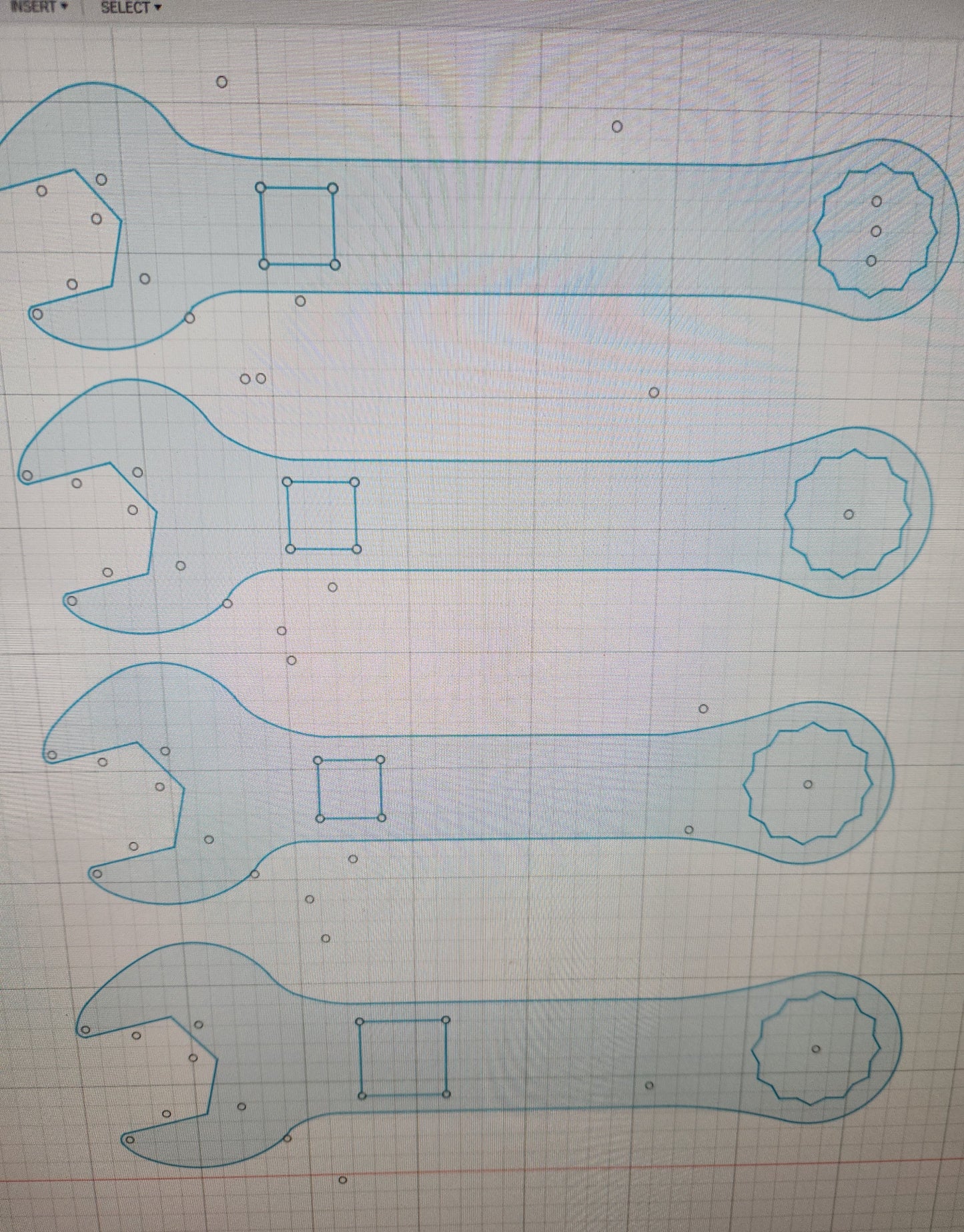 16pc Standard Wrench Set Metric Full Stubby 10mm to 25mm 12-point