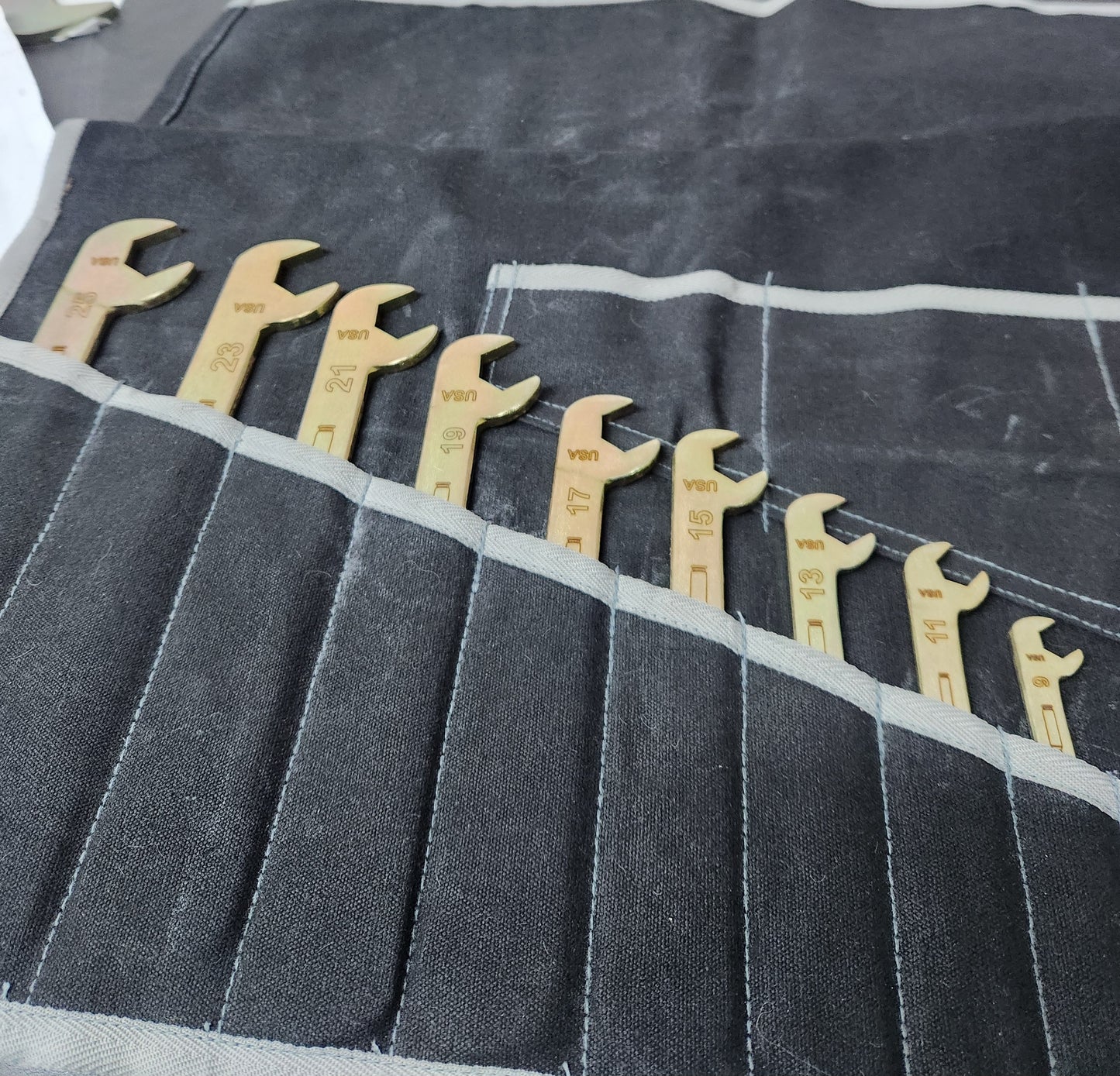 18pc set Standard mm Double Open Ended 8mm-25mm with 0 skips