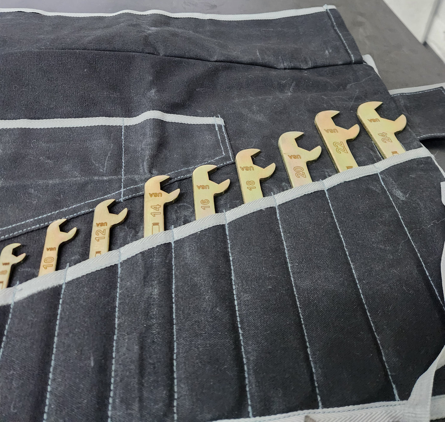 18pc set Standard mm Double Open Ended 8mm-25mm with 0 skips