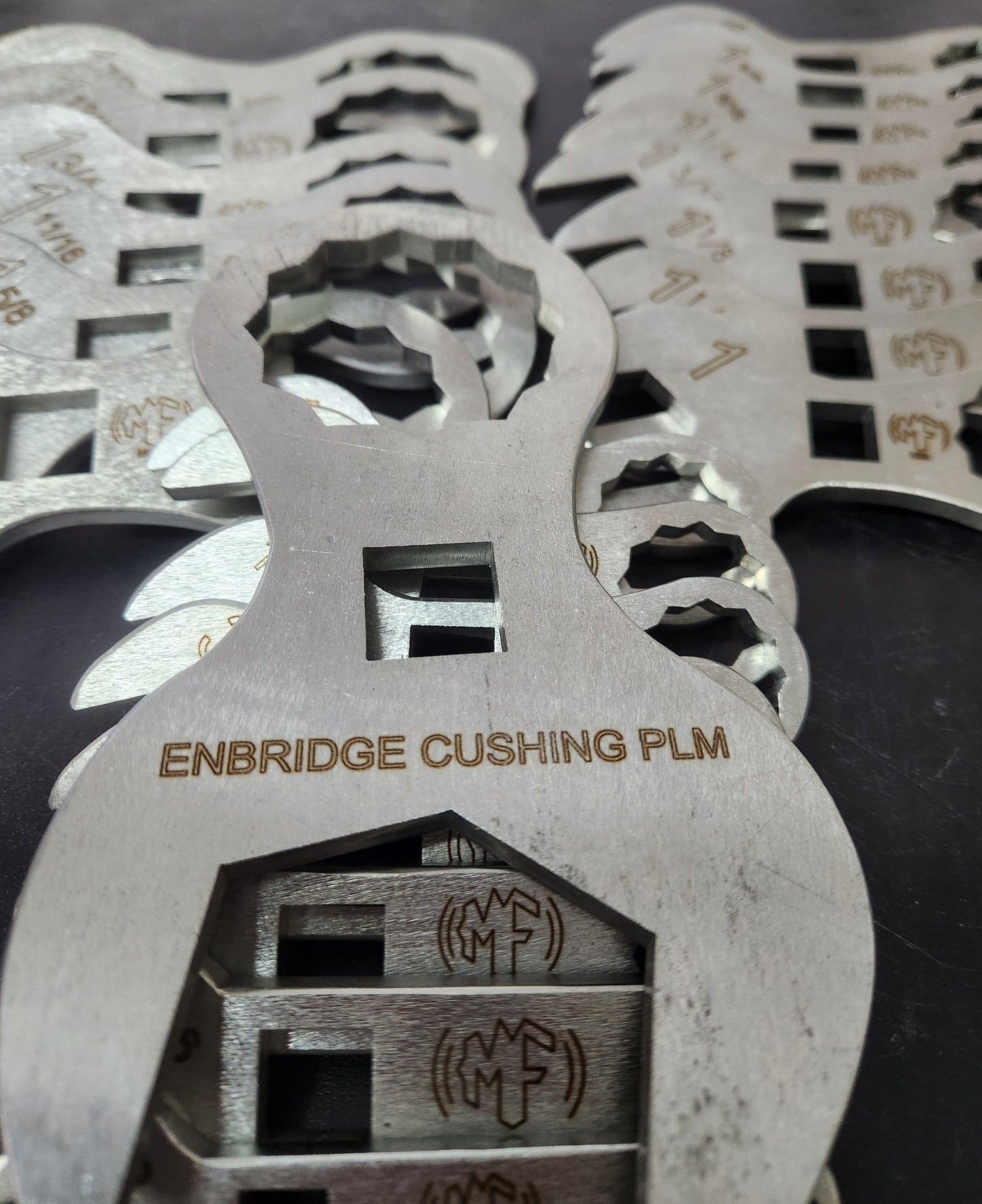 16pc Standard Wrench Set Metric Full Stubby 10mm to 25mm 12-point