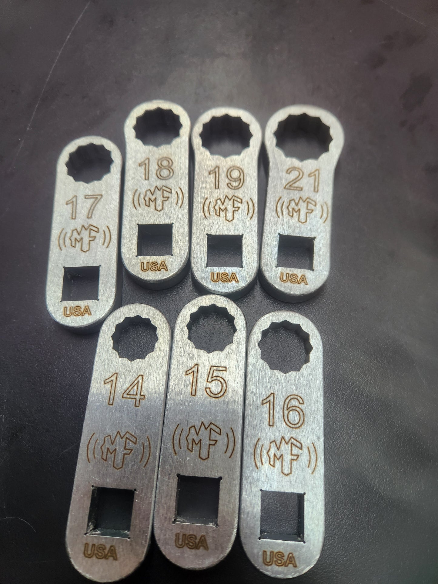 6pc "Greenlaw" special sizes: 15mm 16mm 17mm 18mm 19mm and 21mm