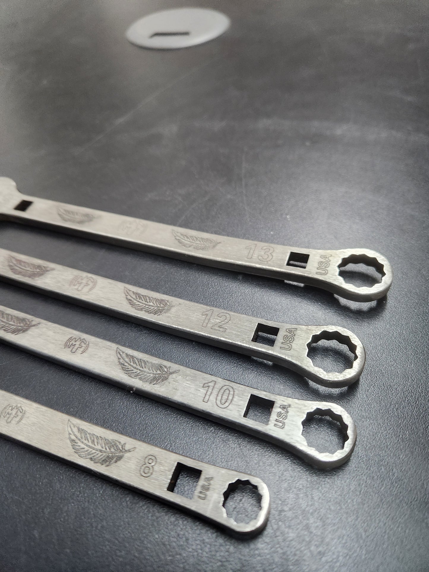 5pc set Motorcycle kit with 8mm, 10mm, 12mm, 13mm, and 14mm