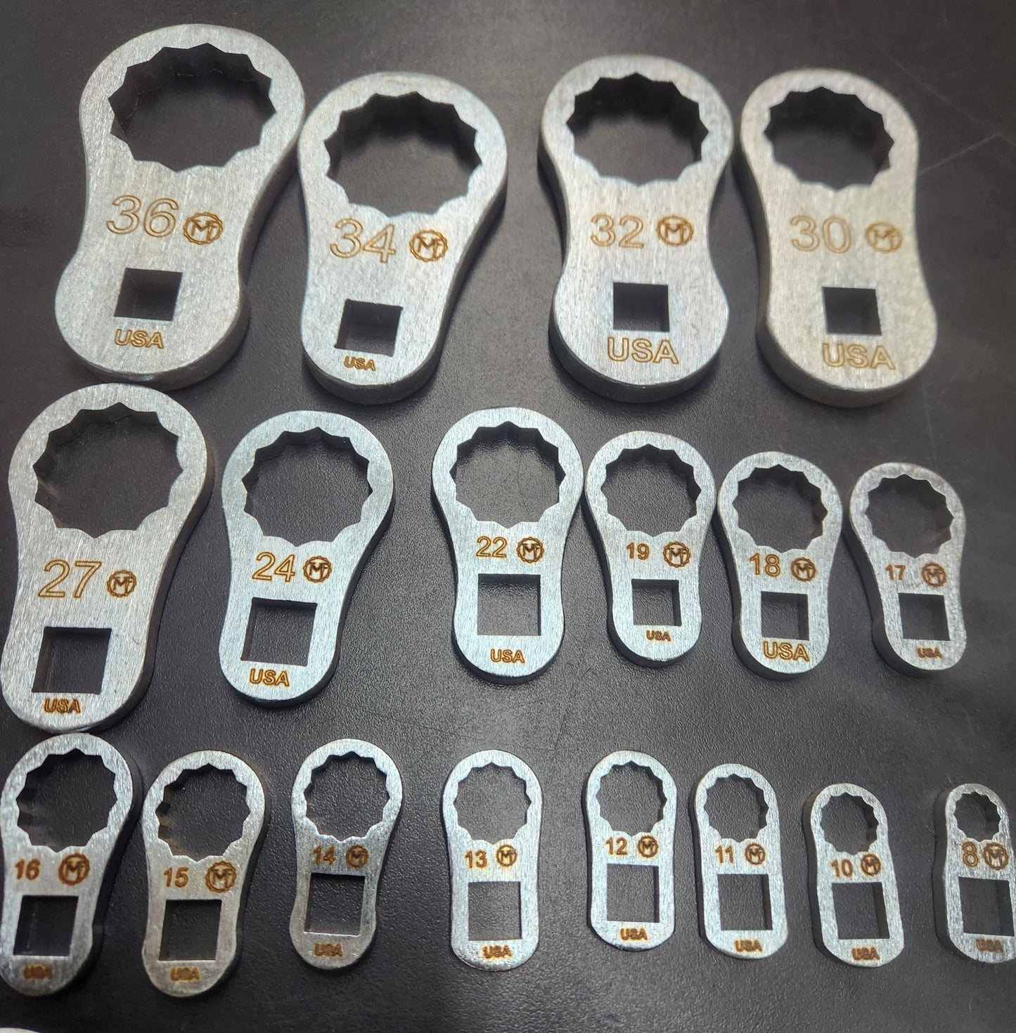 18pc set "Zellner" Special Dog Bone 1/4" Thick