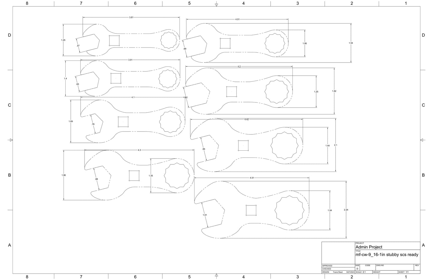 Full stubby set 11 pc 3/8-1in 6 point