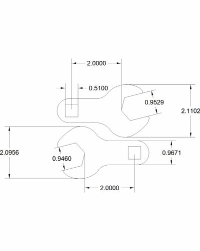 15/16 and 24mm 2-inch drive to nut back