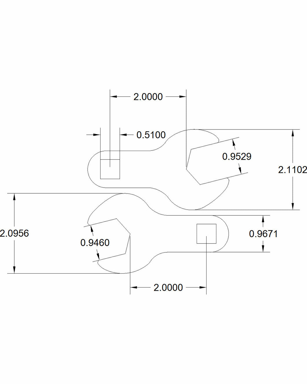 15/16 and 24mm 2-inch drive to nut back