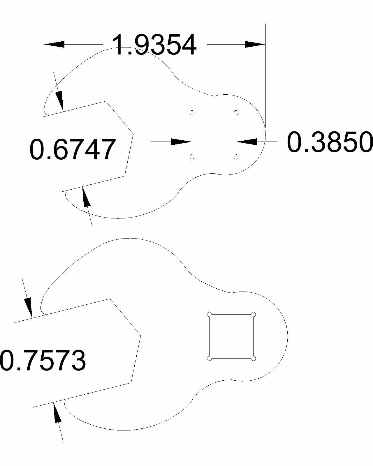 2 pc set 3/8" drive Bobcat Crows-foot 17mm and 19mm