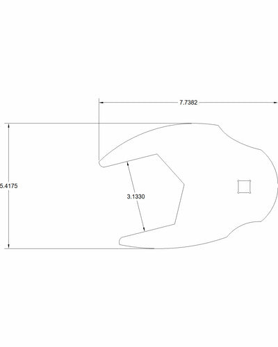 3 1/8 Crows foot adapter drive selectable