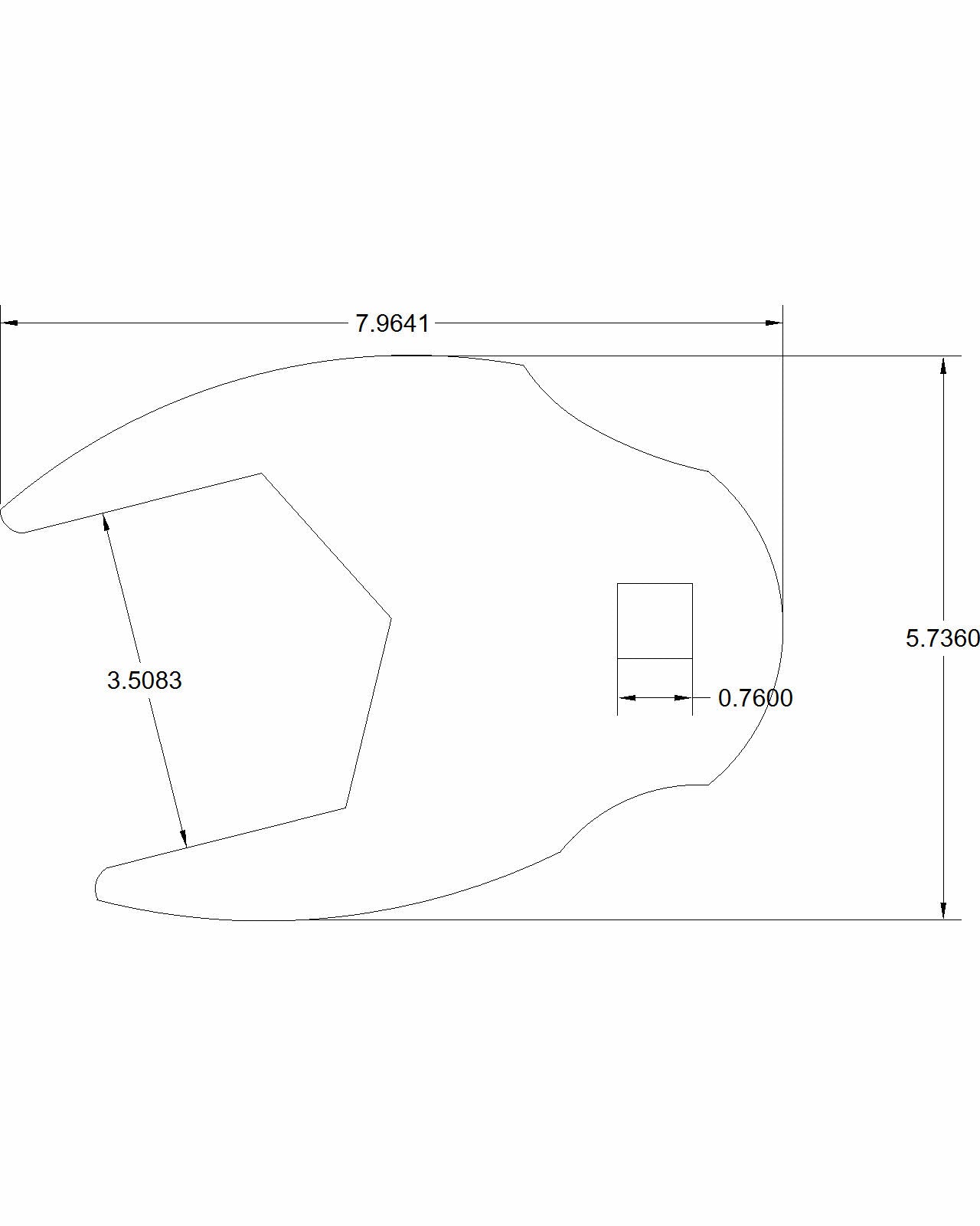 Bulletproof 3-1/2" Crows Foot Torque Adapter