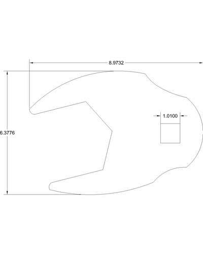 3-5/8 Bulletproof crows foot