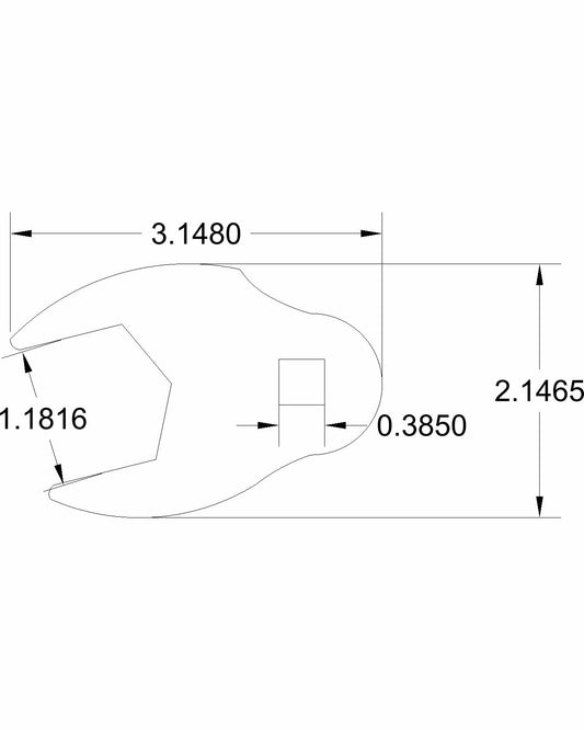 Bulletproof Crows foot 30mm