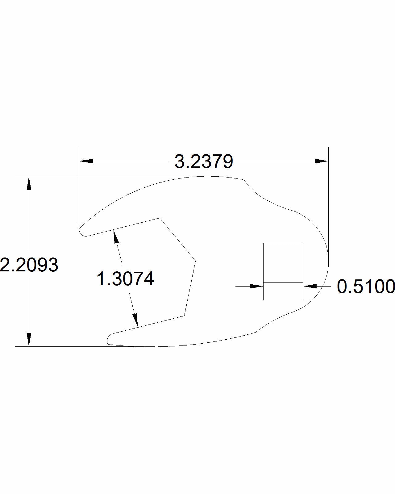 Bulletproof Crows Foot Adapter 33mm