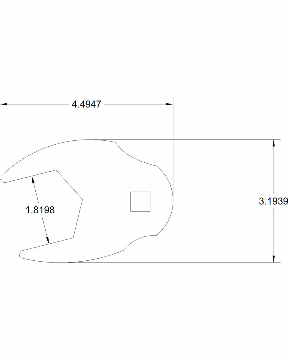 46mm Crows Foot Torque Adapter – Mass Fabricator