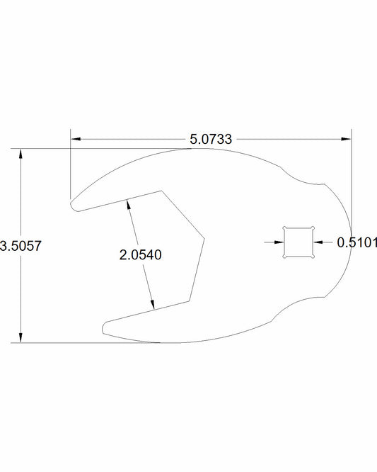 Bulletproof Crows foot  52mm