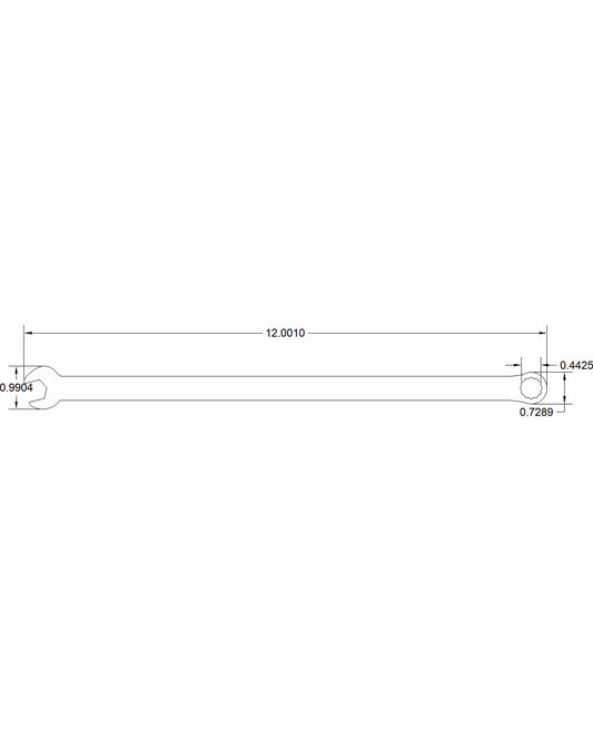 11mm extended 12-inch long Bulletproof Combination Wrench