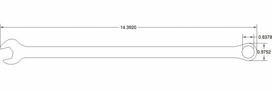 16 mm extended length wrench