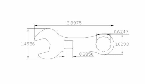 17mm stubby 3/8 drive