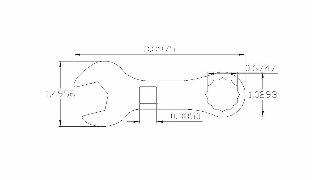 17mm stubby 3/8 drive