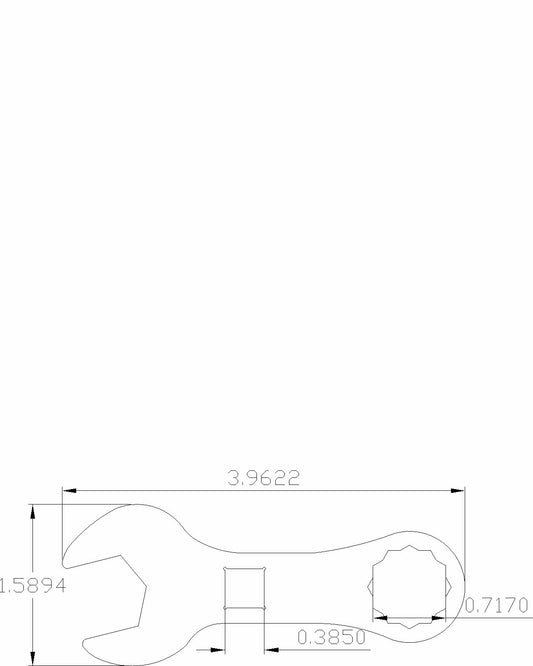Bulletproof Stubby Wrench 18mm