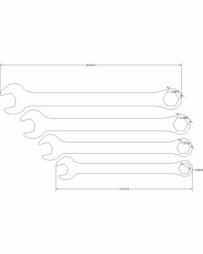 24mm 27mm 30mm 32mm 4pc set 6 point