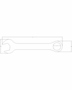 4 1/4 Combination drive wrench