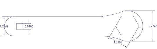 Bulletproof 46mm 6point .375 thick with .5 in drive