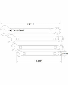 Motorcycle mm kit 8, 10, 12, 14, 4pc