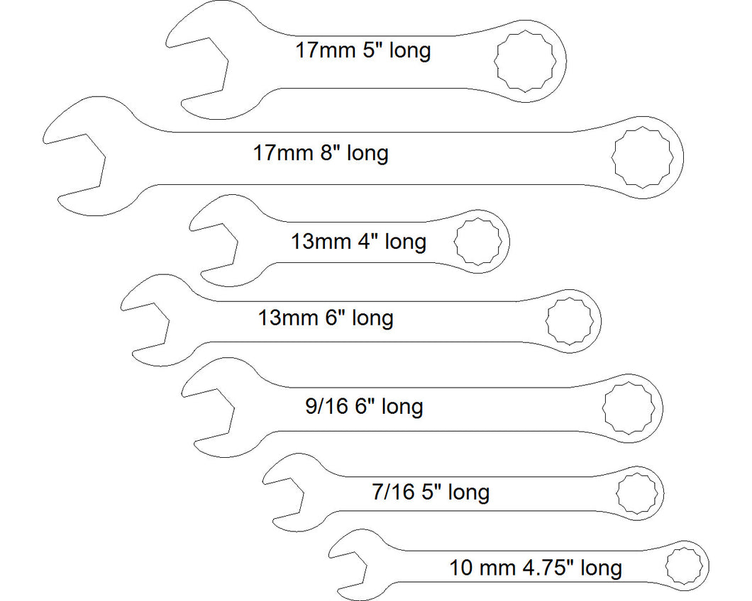 Trick Turbo Set 7pc.  3/16